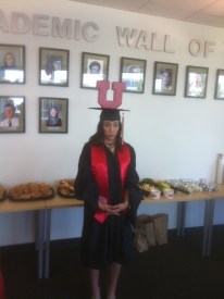 Grad School Graduation! This is honestly the best picture I could find. Im a goof ball 